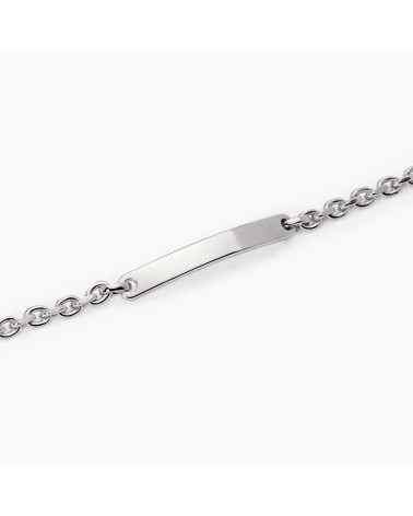 Pulsera de Plata para Hombre con Eslabones Rectangulares Mabina | Joyería Onix Lugo