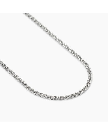 Cadena de Plata para Hombre con Malla Espiga Mabina Every Day | Joyería Onix Lugo