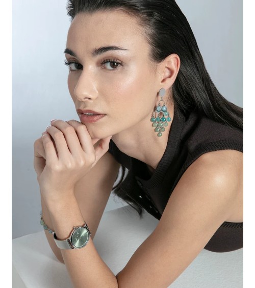 Reloj Viceroy de Mujer Esfera Verde y Malla Milanesa 401344-67 | Joyería Onix Lugo