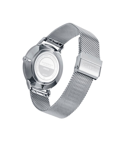 Reloj Viceroy de Hombre Esfera Negra y Malla Milanesa 401497-57 | Joyería Onix Lugo