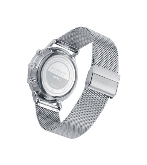 Reloj Viceroy de Hombre Cronógrafo Esfera Verde Malla Milanesa 401499-67 | Joyería Onix Lugo