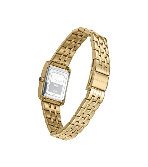 Reloj Viceroy de Mujer Dorado Rectangular Esfera Madreperla Verde Chic 41164-63 | Joyería Onix Lugo