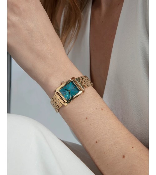 Reloj Viceroy de Mujer Dorado Rectangular Esfera Madreperla Verde Chic 41164-63 | Joyería Onix Lugo