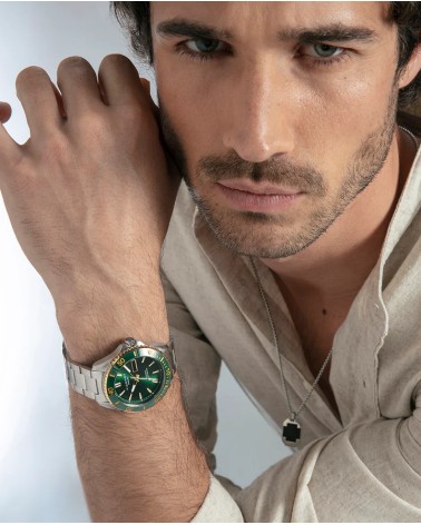 Reloj Viceroy Automático de Hombre Bisel Cerámico Verde 200m Heat 41181-67 | Joyería Onix Lugo