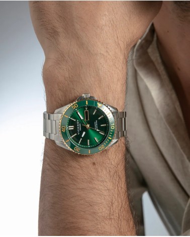 Reloj Viceroy Automático de Hombre Bisel Cerámico Verde 200m Heat 41181-67 | Joyería Onix Lugo