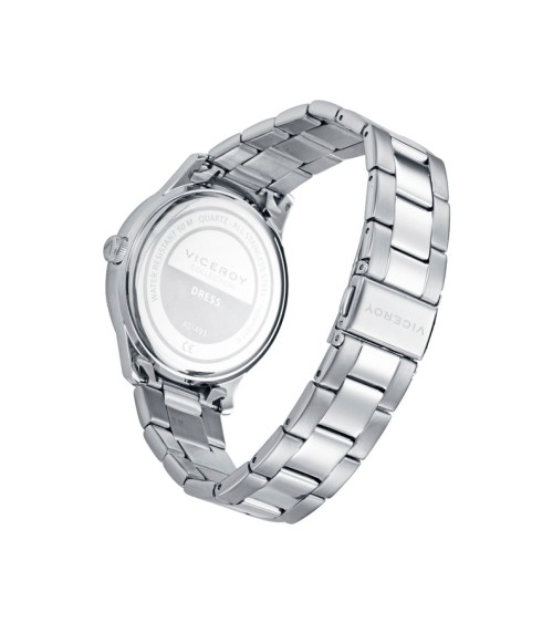 Reloj Viceroy de Hombre en Acero con Esfera Negra Dress 401493-55 | Joyería Onix Lugo