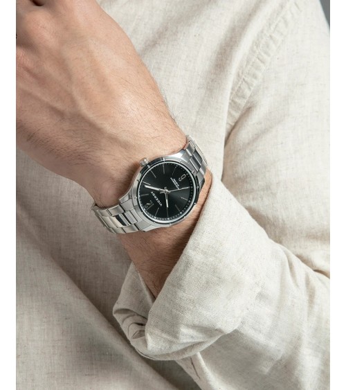 Reloj Viceroy de Hombre en Acero con Esfera Negra Dress 401493-55 | Joyería Onix Lugo