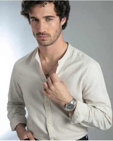 Reloj Viceroy de Hombre en Acero con Esfera Negra Dress 401493-55 | Joyería Onix Lugo