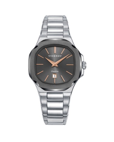 Reloj Viceroy de Mujer Bisel IP Gris y Detalles Oro Rosa Laura Escanes 45110-17 | Joyería Onix Lugo