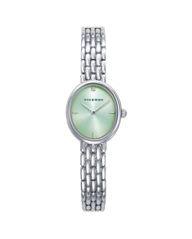 Reloj Viceroy de Mujer Ovalado en Acero con Esfera Verde Kiss 41166-67 | Joyería Onix Lugo