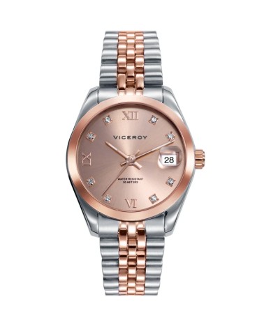 Reloj Viceroy de Mujer Bicolor Acero e IP Oro Rosa Chic 42414-93 | Joyería Onix Lugo