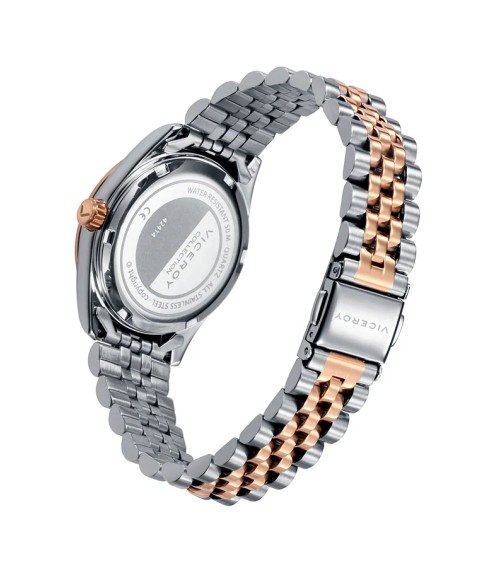 Reloj Viceroy de Mujer Bicolor Acero e IP Oro Rosa Chic 42414-93 | Joyería Onix Lugo