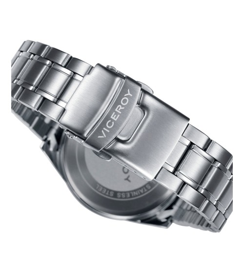 Reloj Viceroy de Hombre Magnum Cronógrafo Acero IP Rosa y Esfera Azul 401017-37 | Joyería Onix Lugo