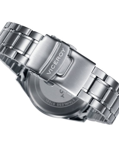 Reloj Viceroy de Hombre Magnum Cronógrafo Acero IP Rosa y Esfera Azul 401017-37 | Joyería Onix Lugo