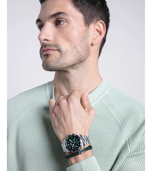 Reloj Viceroy de Hombre Heat Cronógrafo Bisel Bicolor Verde y Negro 42453-77 | Joyería Onix Lugo