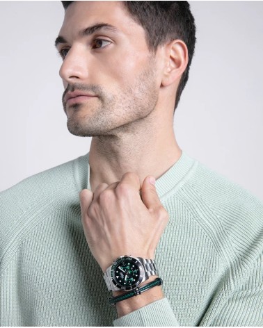 Reloj Viceroy de Hombre Heat Cronógrafo Bisel Bicolor Verde y Negro 42453-77 | Joyería Onix Lugo