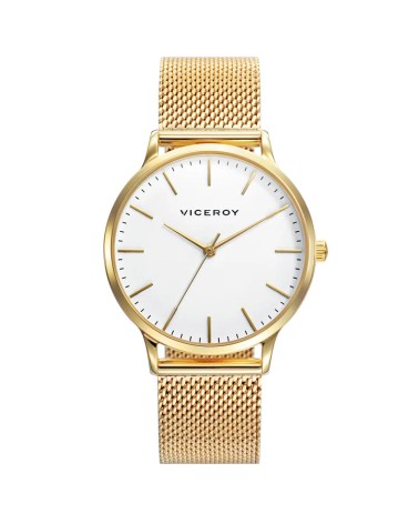 Reloj Viceroy de Mujer Kiss Acero IP Dorado y Malla Milanesa 461096-07 | Joyería Onix Lugo