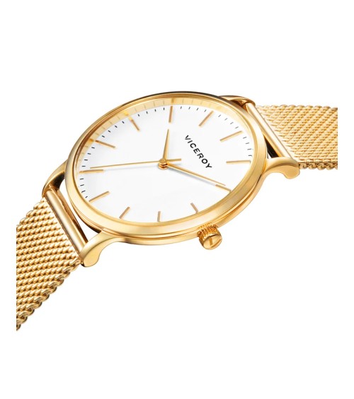 Reloj Viceroy de Mujer Kiss Acero IP Dorado y Malla Milanesa 461096-07 | Joyería Onix Lugo
