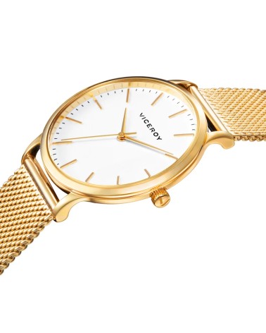 Reloj Viceroy de Mujer Kiss Acero IP Dorado y Malla Milanesa 461096-07 | Joyería Onix Lugo