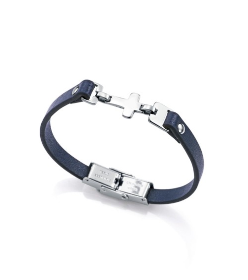 Pack Reloj Viceroy Niño Next Cronógrafo Acero Esfera Azul + Pulsera Cruz Azul 401477-34 | Joyería Onix Lugo