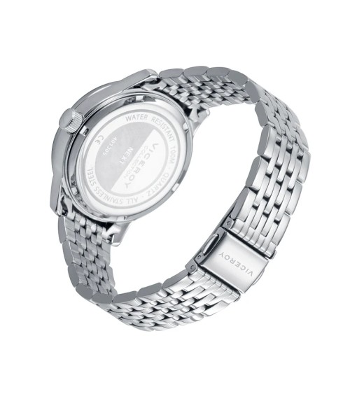 Pack Reloj Viceroy Niño Next Multifunción Acero Bisel Azul + Pulsera Cruz 401305-04 | Joyería Onix Lugo
