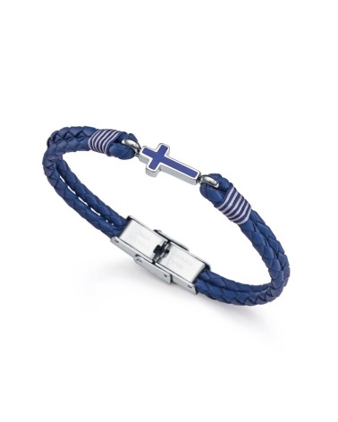 Pack Reloj Viceroy Niño Next Multifunción Acero Bisel Azul + Pulsera Cruz 401305-04 | Joyería Onix Lugo