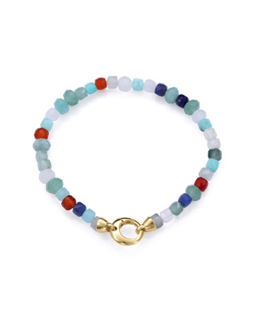 Pulsera Viceroy Jewels Plata de Ley Baño de Oro Piedras Naturales Multicolor 13271P100-49 | Joyería Onix Lugo