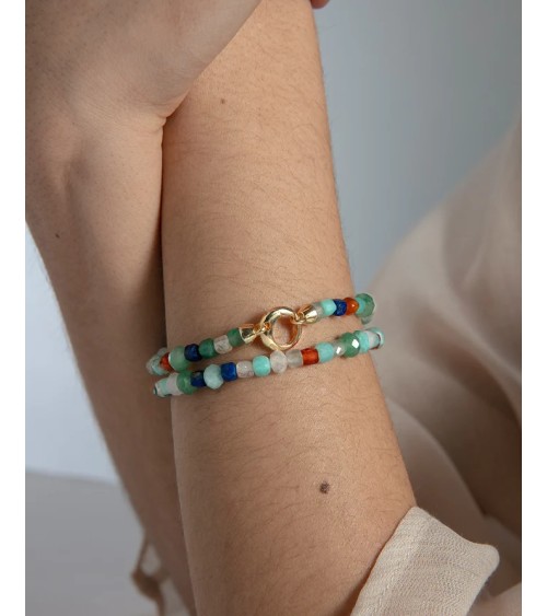 Pulsera Viceroy Jewels Plata de Ley Baño de Oro Piedras Naturales Multicolor 13271P100-49 | Joyería Onix Lugo