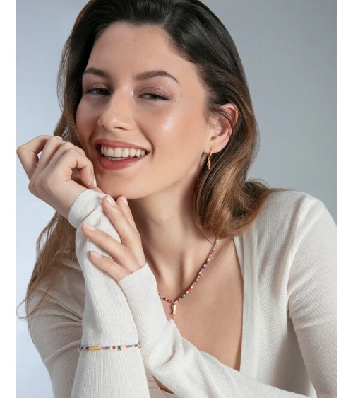 Pendientes Viceroy Jewels Aro Plata de Ley Baño de Oro Pez y Circonita 2368E100-30 | Joyería Onix Lugo