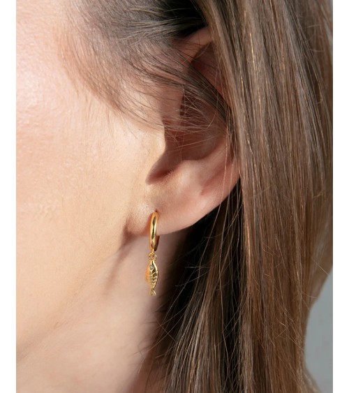 Pendientes Viceroy Jewels Aro Plata de Ley Baño de Oro Pez y Circonita 2368E100-30 | Joyería Onix Lugo
