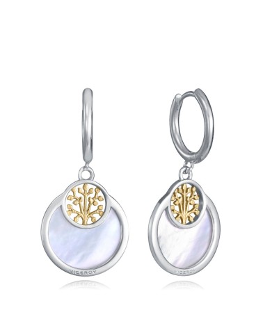 Pendientes Viceroy Jewels Plata 925 Rodio y Oro Árbol de la Vida Nácar 13272E100-60 | Joyería Onix Lugo