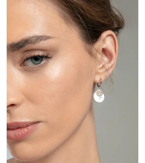 Pendientes Viceroy Jewels Plata 925 Rodio y Oro Árbol de la Vida Nácar 13272E100-60 | Joyería Onix Lugo