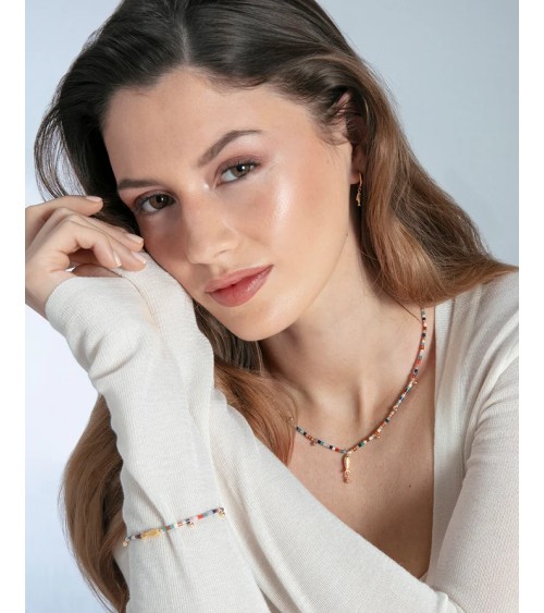 Collar Viceroy Jewels Plata de Ley Baño de Oro Piedras de Colores y Pez Colgante 13266C100-59 | Joyería Onix Lugo