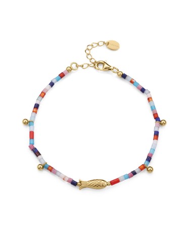 Pulsera Viceroy Jewels Plata de Ley Baño de Oro Piedras de Colores y Pez 13266P100-59 | Joyería Onix Lugo