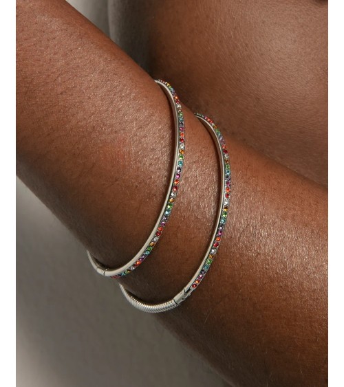 Pulsera Rígida Viceroy Acero Tubogas Circonitas Multicolor 15206P01019 | Joyería Onix Lugo