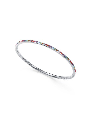 Pulsera Rígida Viceroy Acero Tubogas Circonitas Multicolor 15206P01019 | Joyería Onix Lugo