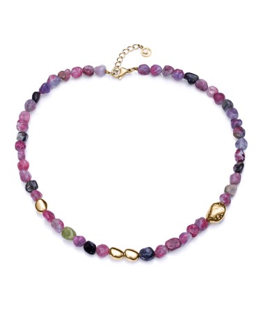 Collar Viceroy Chic Mujer Piedras Naturales Multicolor y Acero IP Dorado 14077C09019 | Joyería Onix Lugo