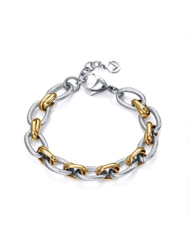 Pulsera Viceroy Laura Escanes Mujer Acero Bicolor Eslabones Dorados 75363P01019 | Joyería Onix Lugo