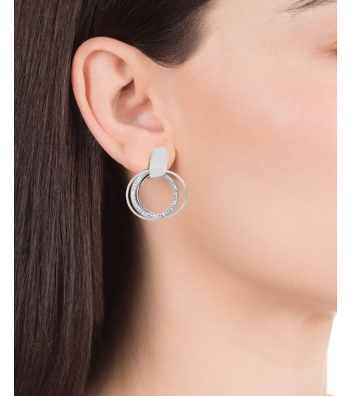 Pendientes Viceroy Chic Mujer Acero Tres Anillas y Circonitas 75279E01000 | Joyería Onix Lugo