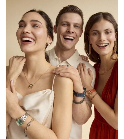 Collar Viceroy Chic Mujer Acero IP Dorado Aros Entrelazados 75333C01012 | Joyería Onix Lugo