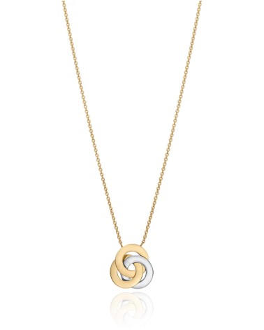 Collar Viceroy Chic Mujer Acero IP Dorado Aros Entrelazados 75333C01012 | Joyería Onix Lugo