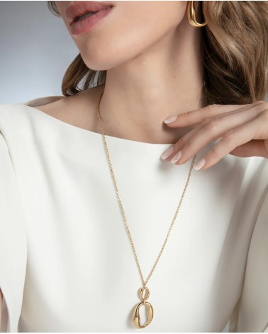 Collar Viceroy Mujer Largo Acero IP Dorado Colgante Orgánico 15205C01012 | Joyería Onix Lugo