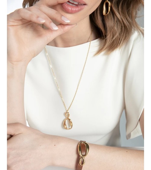 Collar Viceroy Mujer Largo Acero IP Dorado Colgante Orgánico 15205C01012 | Joyería Onix Lugo