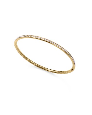 Pulsera Rígida Viceroy Mujer Acero IP Dorado Tubogas Circonitas 15206P01012 | Joyería Onix Lugo