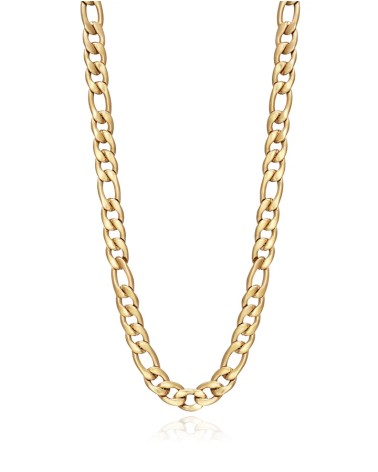 Cadena Viceroy Chic Acero IP Dorado Tipo Fígaro Gruesa 1376C01012 | Joyería Onix Lugo