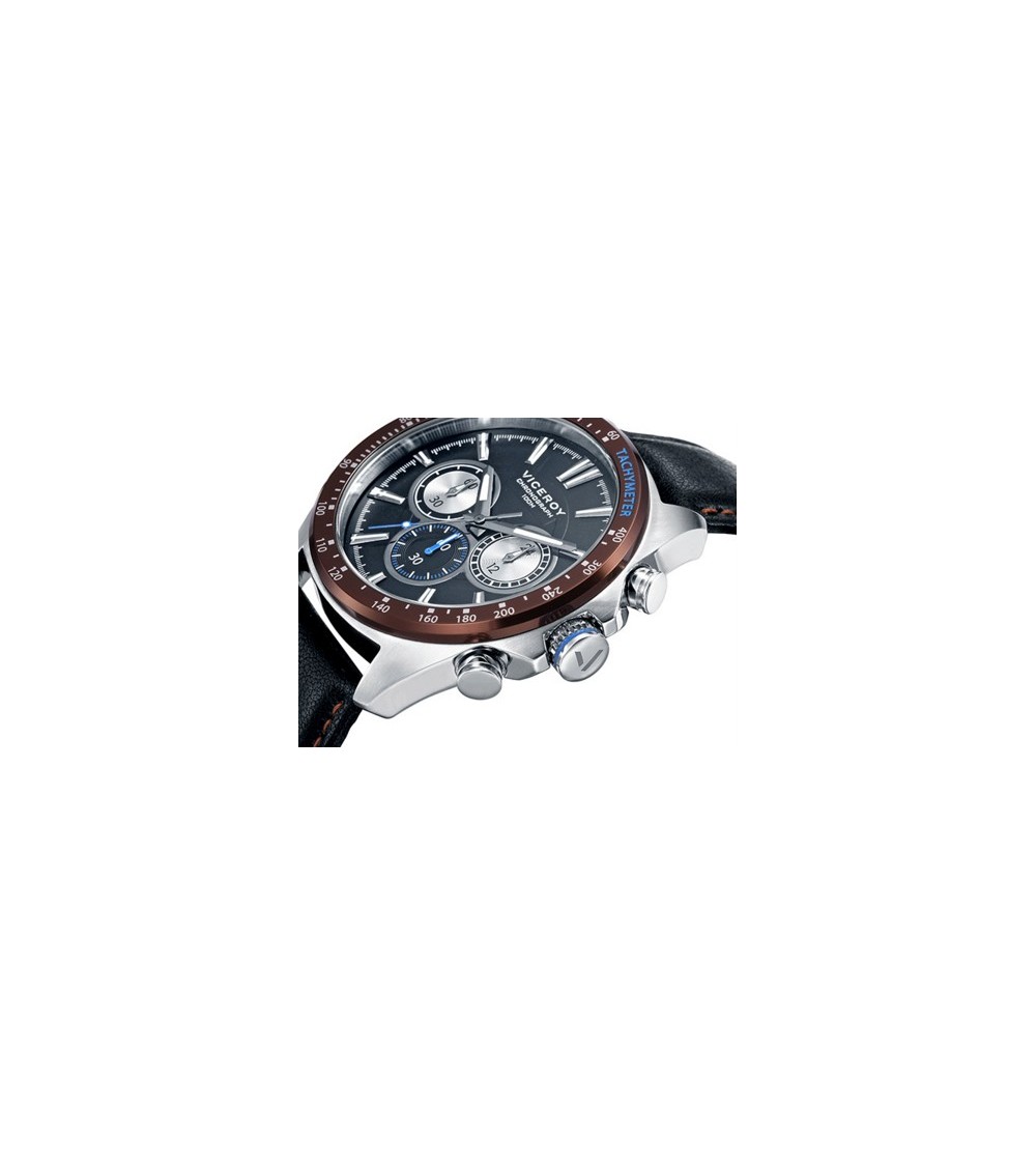 Viceroy Orologio Analogico Quarzo Uomo con Cinturino in Acciaio Inox