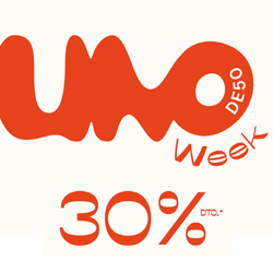 Comienzan las UnoWeek. Desde el 7 al 17 de Marzo, consigue un 30% de descuento en nuestra tienda en productos Uno de 50.
¡Ven a Joyería Onix y te contamos como!

#SomosUno #SerUnoloestodo #Unode50